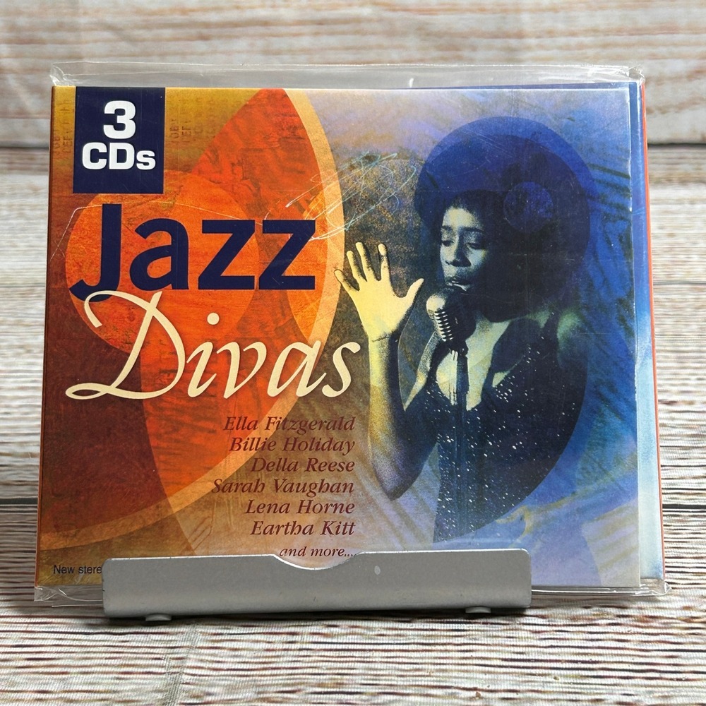 Jazz Divas 3 CD Set Ella Fitzgerald Billie Holiday Sarah Vaughan 2004